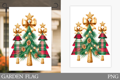 Christmas Tree Garden Flag. Merry Christmas Garden Flag Product Image 1