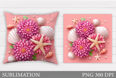 Starfish Pillow Sublimation. Starfish Sublimation Product Image 1