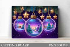 Christmas Cutting Board Design. Christmas Sublimation Product Image 1