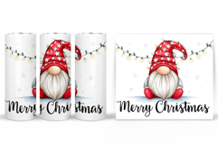 Christmas Gnome Tumbler. Christmas Tumbler Sublimation Product Image 2