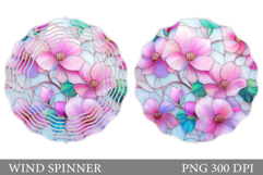 Flowers Wind Spinner Design. Wildflowers Wind Spinner Product Image 1