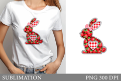 Bunny Sublimation. Cute Bunny T-Shirt Design Product Image 1