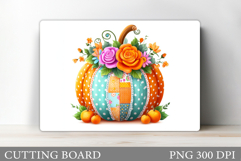Pumpkin Cutting Board Design. Pumpkin Sublimation Product Image 1