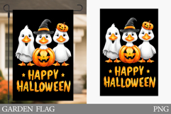 Halloween Goose Garden Flag Design. Halloween Garden Flag Product Image 1