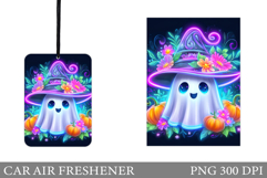 Ghost Car Air Freshener Design. Halloween Car Air Freshener Product Image 1