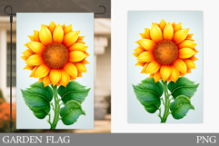 Sunflowers Garden Flag. Floral Garden Flag Design Product Image 1