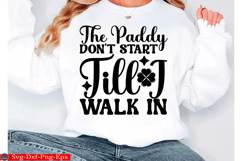 Happy St. Patrick&#039;s day SVG Design- St. Patrick&#039;s Day Quotes Product Image 1