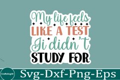 Sarcastic sticker Funny Quotes sticker, SVG, Mom Shirt Product Image 1