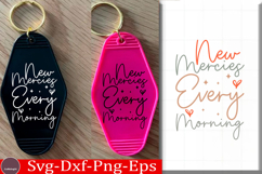 Christian Keychain Quote SVG Faith Keychain Quote png Product Image 1