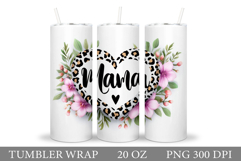 Mother's Day Tumbler Design. Mother's Day Sublimation Product Image 1
