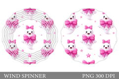 Cute Ghost Wind Spinner Design. Cute Halloween Wind Spinner Product Image 1