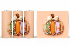 Pumpkin Tumbler Design. Pumpkin Sublimation Product Image 2
