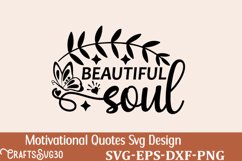 Boho Inspirational Quotes Svg Design Motivational Quotes svg Product Image 1