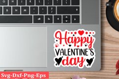 Valentine sticker SVG Design Valentine Love Sticker Svg Product Image 1