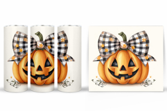 Halloween Pumpkin Tumbler. Halloween Tumbler Sublimation Product Image 2