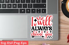 Valentine sticker SVG Design Valentine Love Sticker Svg Product Image 1