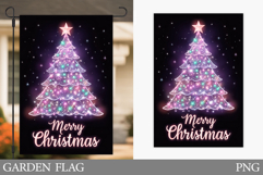 Christmas Tree Garden Flag. merry Christmas Garden Flag Product Image 1