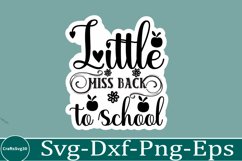 Back To School sticker svg Bundle School &amp; Teacher SVG Desig Product Image 4