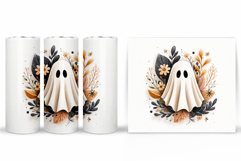Ghost Tumbler Sublimation. Halloween Tumbler Design Product Image 2