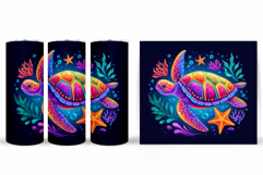 Turtle Tumbler Design. Turtle Tumbler Sublimation Product Image 2