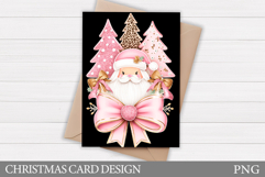 Cute Santa Claus Card Design. Christmas Card Printable Product Image 1