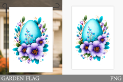 Easter Eggs Garden Flag. Easter Garden Flag Sublimation Product Image 1