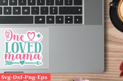 Mothers day sticker SVG design Funny Mom Svg Design Funny Product Image 1