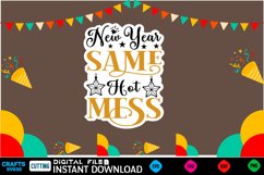 Happy new year sticker bundle Svg for Shirts 2025 New Year S Product Image 12