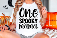One spooky mama Halloween svg design Product Image 1