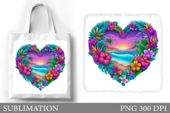 Sea Tote Bag Sublimation. Sea Sublimation Product Image 1