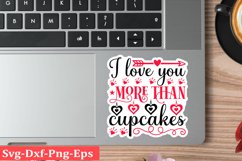 Valentine sticker SVG Design Valentine Love Sticker Svg Product Image 1