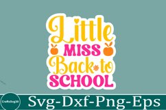 Back To School sticker svg Design School &amp; Teacher SVG Product Image 1