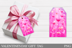 Valentines Gift Tag Design. Heart Gift Tag Printable Product Image 1