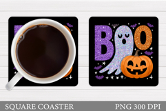 Halloween Coaster Design. Halloween Coaster Sublimation Product Image 1