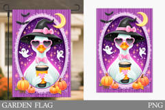 Halloween Goose Garden Flag Design. Halloween Garden Flag Product Image 1
