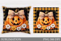 Halloween Pumpkin Pillow. Halloween Pillow Design Product Image 1
