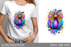 Pumpkin T-Shirt Design. Pumpkin Sublimation Product Image 1