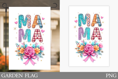 Mother's Day Garden Flag. Flowers Garden Flag Sublimation Product Image 1