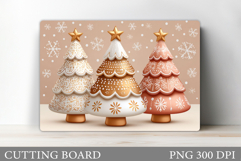 Christmas Tree Cutting Board Design. Kitchen Cutting Board Product Image 1