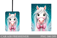 Cute Horse Car Air Freshener. Christmas Car Air Freshener Product Image 1