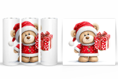 Christmas Bear Tumbler Design. Bear Tumbler Sublimation Product Image 2