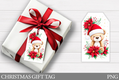 Christmas Gift Tags. Christmas Bear Gift Tag Printable Product Image 1