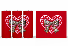 Heart Tumbler Design. Valentine Tumbler Wrap Sublimation Product Image 2