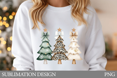 Christmas Tree Sublimation. Christmas Tree T-Shirt Design Product Image 1