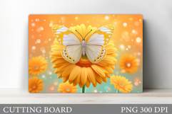 Butterfly Cutting Board. Butterfly Sublimation Product Image 1