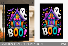 Halloween Garden Flag Design. Halloween Sublimation Product Image 1