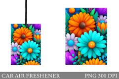 Flowers Flowers Car Air Freshener. Summer Car Air Freshener Product Image 1
