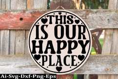 Family round sign design, Family SVG Quotes SVG Product Image 1