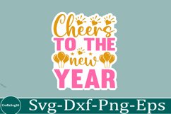 happy new year sticker Svg Bundle for Shirts 2025 New Year Product Image 13