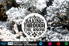 Christmas Round sign Svg design Christmas Svg holiday quotes Product Image 1